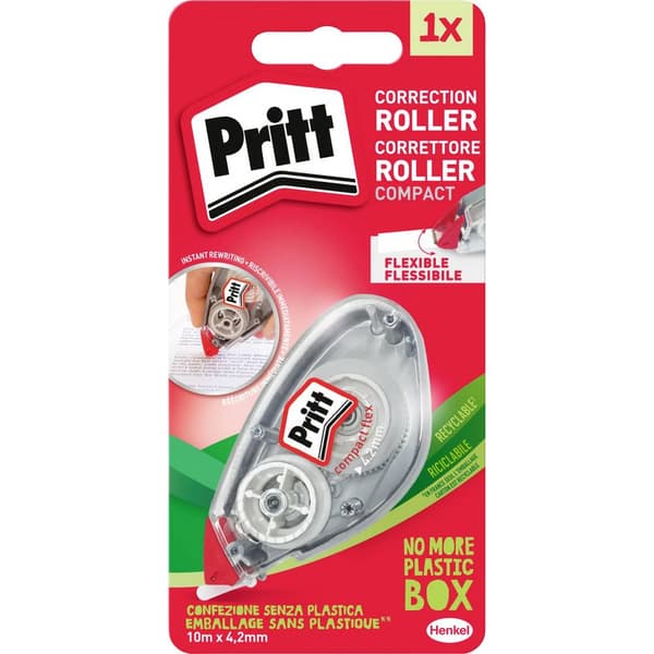 Pritt Korrigeringsrulle compact flex 4.2 mm Vit 10 m 1 st