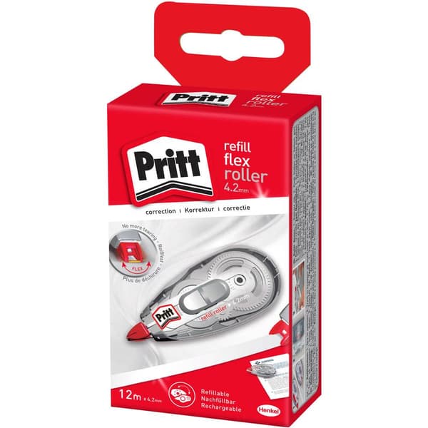 PRITT penna, Korrigerings rulle refill flex 4.2 mm x 12 m i PRR4H 1 st.