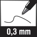 Miniatyrbild 3 av 4: Pilot Rollerballpatron FriXion Point BLS-FRP5-S3 2265003F Blå 0.3 mm Outplånlig: Nej