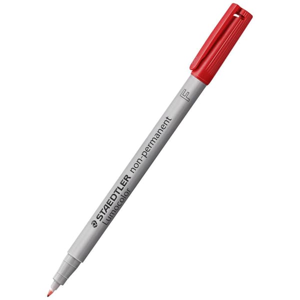 Staedtler Fiberspetspenna Lumocolor® Blå, Brun, Gul, Grön, Orange, Röd, Svart, Violett 316 WP8