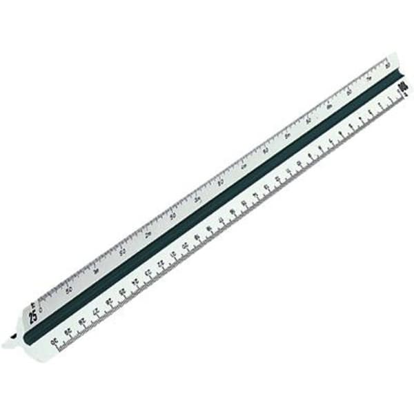 Rumold 150KE/1/30 Architekt 1 Skalstock Plast Vit 30 cm