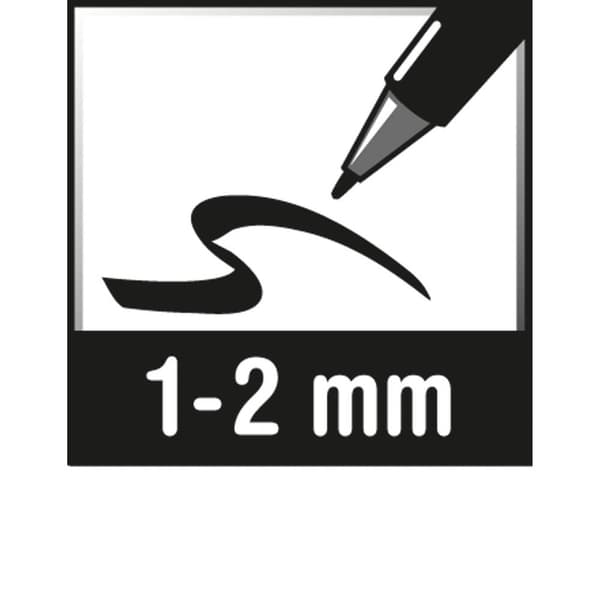 Edding 751 paint marker 4-751005 Lackmärkpenna Gul 1 mm, 2 mm