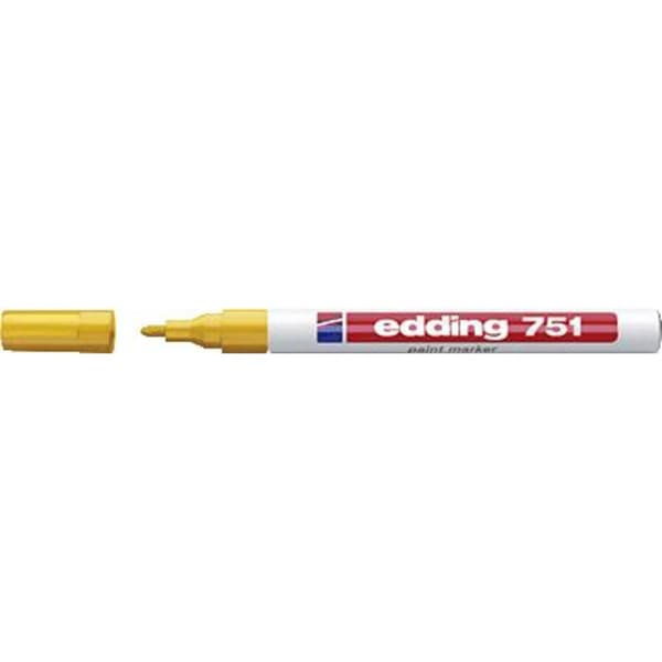 Edding 751 paint marker 4-751005 Lackmärkpenna Gul 1 mm, 2 mm