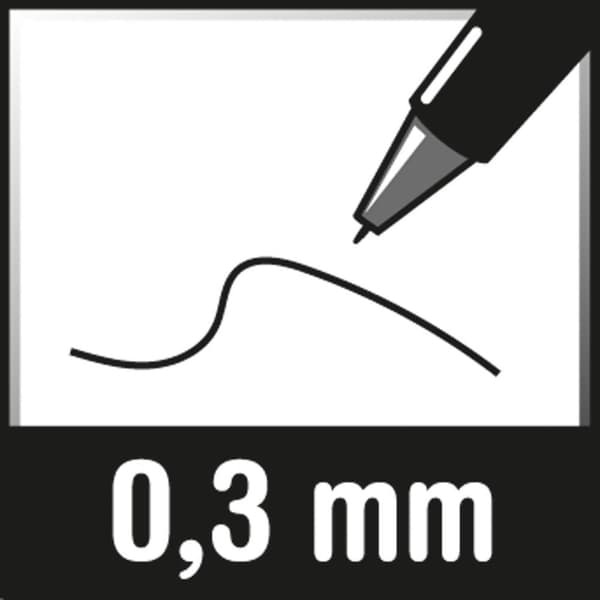 Staedtler 775 03 Tryckpenna blyerts 0.3 mm Hårdhetsbeteckning: B