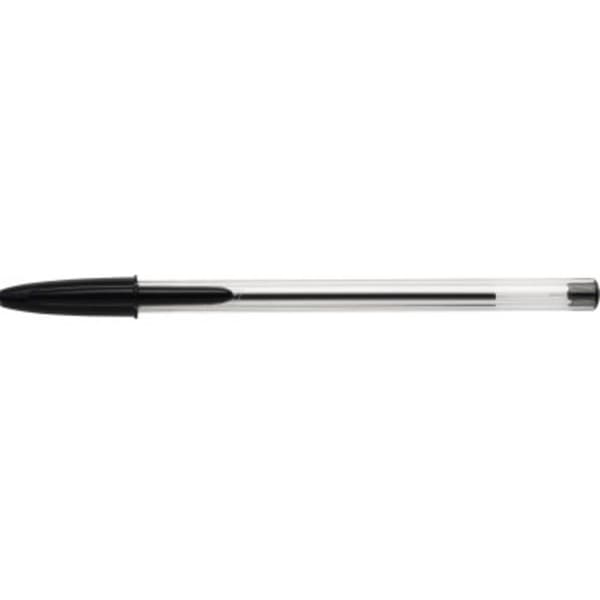 BIC Engångskulspetspenna Cristal Svart 0.4 mm Outplånlig: Ja 100 st 942911