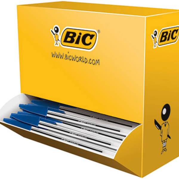 BIC Engångskulspetspenna Cristal Svart 0.4 mm Outplånlig: Ja 100 st 942911