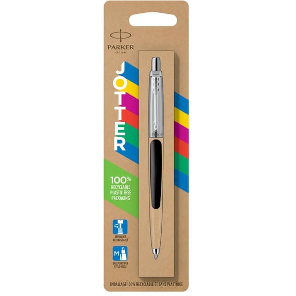Parker Pen Kulspetspenna Jotter Svart 2096873 Skrivfärg: Blå