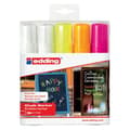 Miniatyrbild 4 av 4: Edding 4090 4-4090-5999 Märkkrita Vit, Vit, Neongul, Neonorange, Neonrosa 4 mm, 15 mm