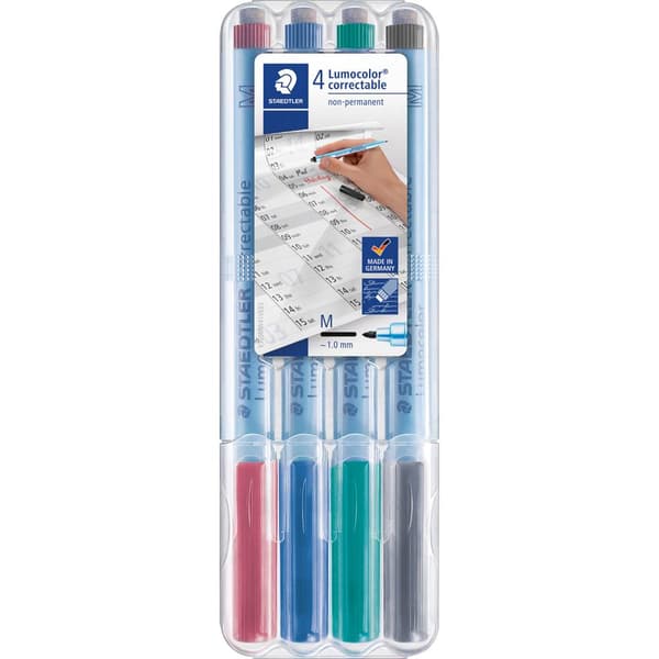 Staedtler Fiberspetspenna Lumocolor Sorterade (färgval inte möjligt) 305M WP4-1