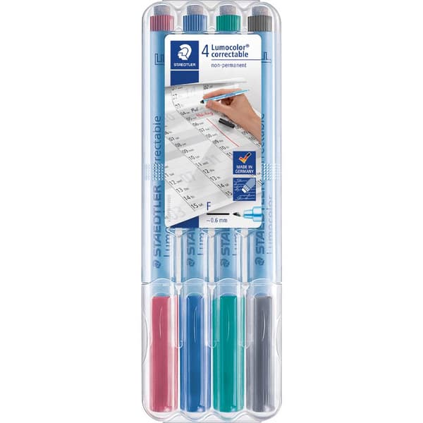Staedtler Fiberspetspenna Lumocolor Sorterade (färgval inte möjligt) 305F WP4-1