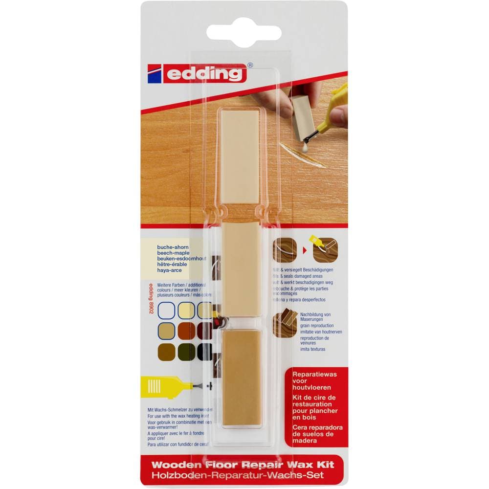 Edding Vax för trägolvreparation 8902 4-8902-1-4611 Bok, Lönn