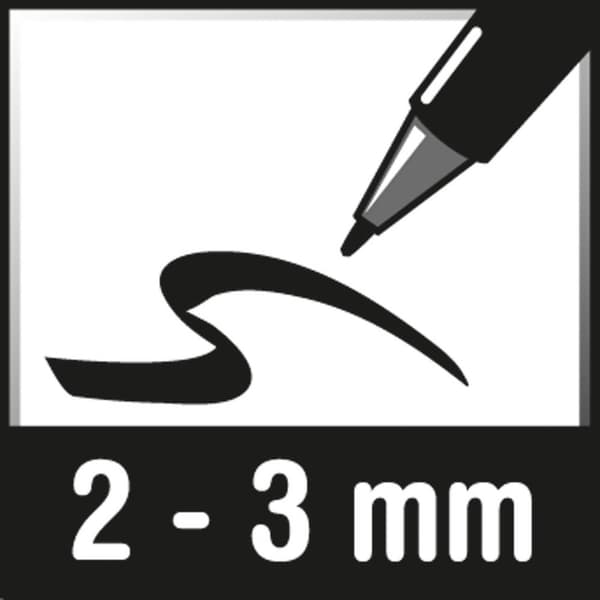 Edding 4095 4-4095003 Märkkrita Blå 4 mm, 15 mm