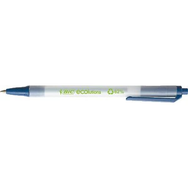 BIC ECOlutions Clic Stic 8806891 Kuglepen 0.4 mm Skrivemaskine: Blå 1 stk