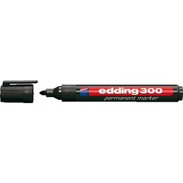 Edding edding 300 4-300001 Permanentmarker Sort vandfast: Ja