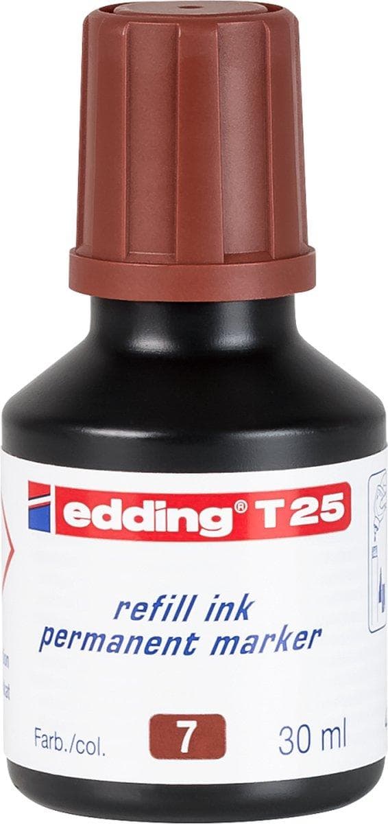Edding T 25 Refill Ink Brun