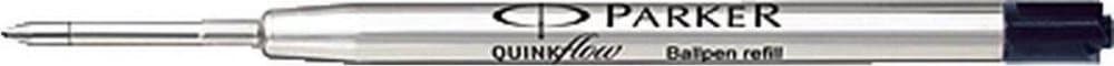 Kulspetspåfyllning Parker QuinkFlow Medium Black per st