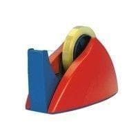 tesa Easy Cut Professional bordsdispenser, svart, tom, för självhäftande filmer 25 mm x 66 m, med tandad kniv (57422-1)