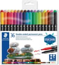 Pikkukuva 1 / 3: STAEDTLER Pysyvä tussi kaksoiskärjellä 3187 - setti 36 kpl