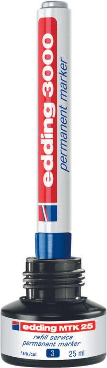 Edding 3000 Permanent Marker Blister med 1 blå