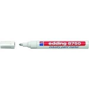 Edding 8750 - Vit - Kulspets - Aluminium - 2 mm - 4 mm - Glas - Metall - Plast - Gummi - Trä (4-8750049)