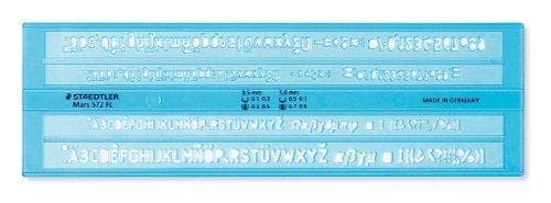 Staedtler Bogstavstencil 3,5 mm og 5 mm