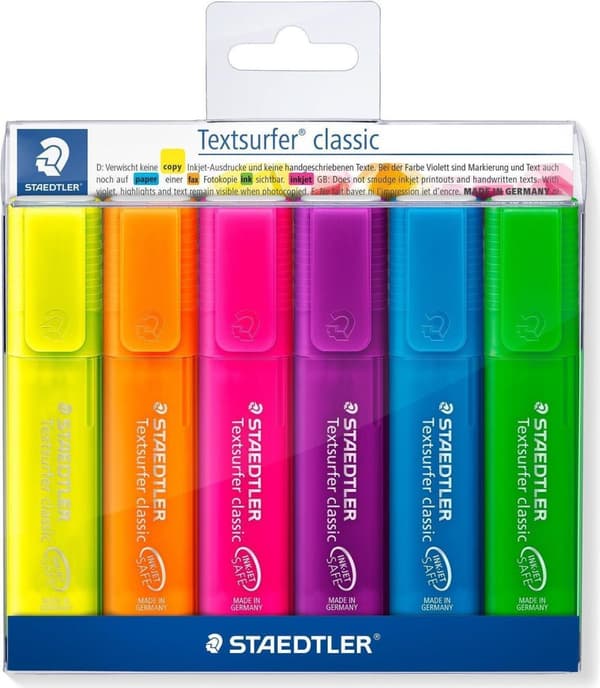 Staedtler 364 P WP6 markør 6 styk(er) (364 P WP6)