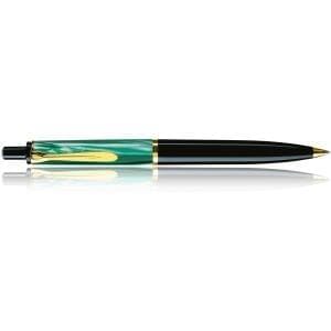 Pelikan K200 - Integrerat påfyllningssystem - Svart - Guld - Grön - Harts - Kursiv spets - Rostfritt stål - Ambidextrous (983189)