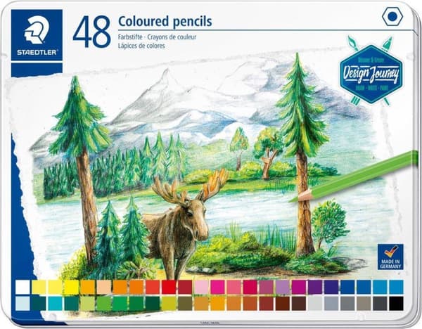 Staedtler Farveblyanter - metaletui 48 stk