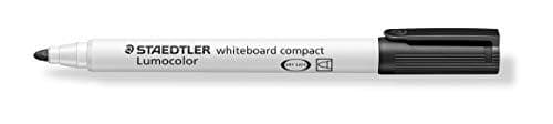 Staedtler 341-9 Lumocolor compact - whiteboardmarkör - 10 stycken - svart (341-9)