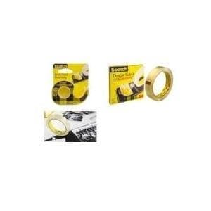 3M Scotch kaksipuolinen liimakalvo 665, 12 mm x 32,9 m pysyvä liima molemmilla puolilla, ytimen halkaisija: 76 mm (D6651233)
