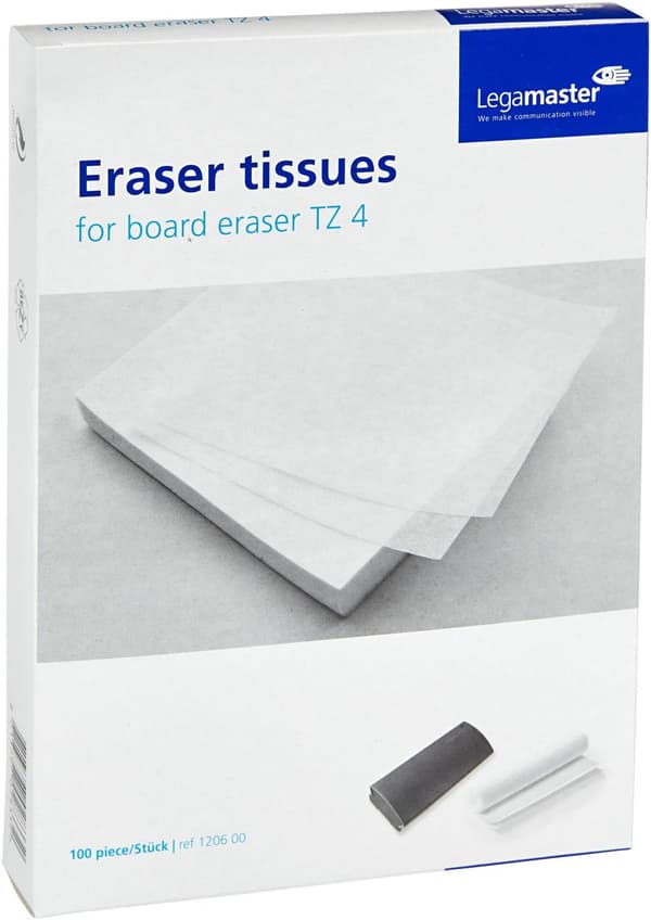 VILKEPAPIR TIL BOARD ERASER 100 ARK (7-120600)