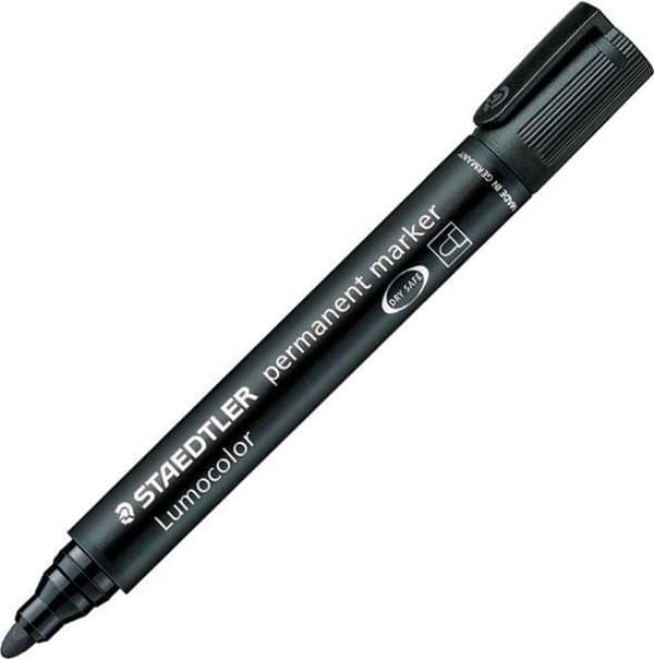 10x Filtpenna Staedtler Rund svart 2mm