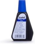 Miniatyrbild 1 av 4: Trodat 7011 refill stämpelbläck för bläckkuddar 28 ml. - blått