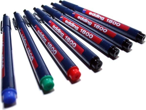 Profipen Edding 1800-02 röd
