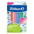 Miniatyrbild 1 av 5: Pelikan 813846 fiberpenna Colorella Duo C407, 12 pennor i vikbar kartong
