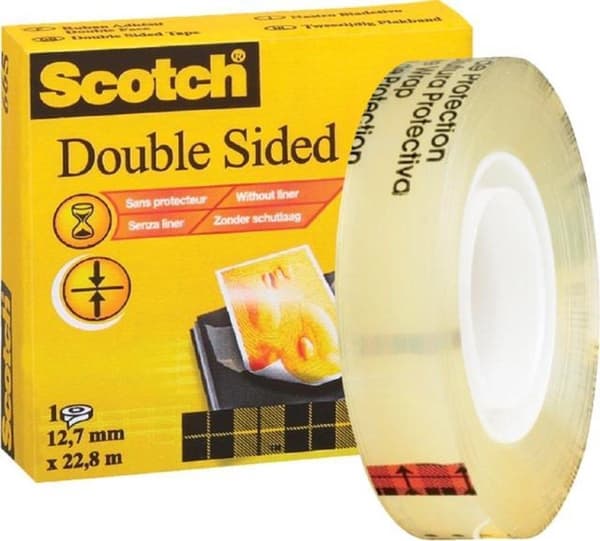 Scotch kaksipuolinen teippi 665 12 mm x 22,8 m