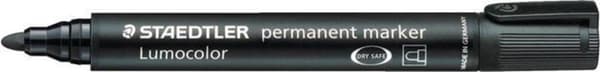 Staedtler Lumocolor permanent marker Black Bullet Point 1 st(s)