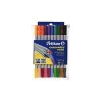 Pelikan fiberpenna Colorella Twin etui, 1 set, 10 färger