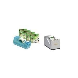 3M Scotch bordsdispenser C38, inkl klar självhäftande film, svart av ABS-plast (83980)