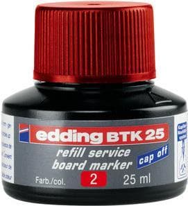 Edding BTK 25 25 ml rødt blæk (4-BTK25002)