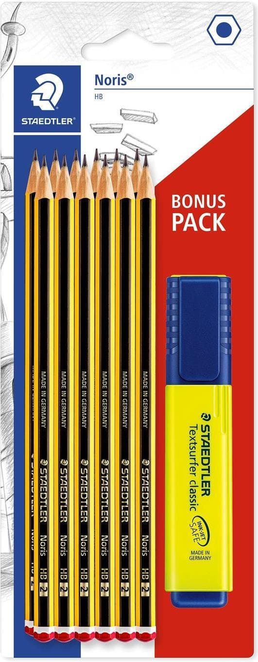 Staedtler 120 BK12P1 fyldepen og blyant gavesæt blister (120 BK12P1)
