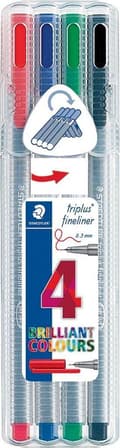 Miniatyrbild 1 av 4: triplus fineliner - Box 4 st