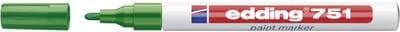 Edding 751 - Grøn - Grøn - Hvid - 1 mm - 2 mm - 10 stk (4-751004)