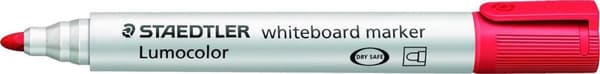 Lumocolor whiteboardmarkör rund spets - kartong 4 st