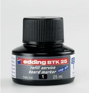 Edding BTK 25 25 ml sort blæk (4-BTK25001)