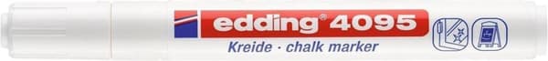 edding 4095 kridtmarkør hvid