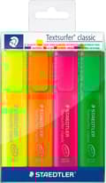 Miniatyrbild 1 av 6: STAEDTLER Textsurfer klassisk överstrykningspenna - set 4 regnbågar