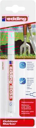 Miniatyrbillede 1 af 5: Edding 8055 permanent tusch finspids hvid 1 stk (4-8055-1-1049)
