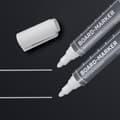 Pikkukuva 1 / 6: Sigel BA715 Marker 2 kpl Hieno/ pyöreä kärki valkoinen (BA715)
