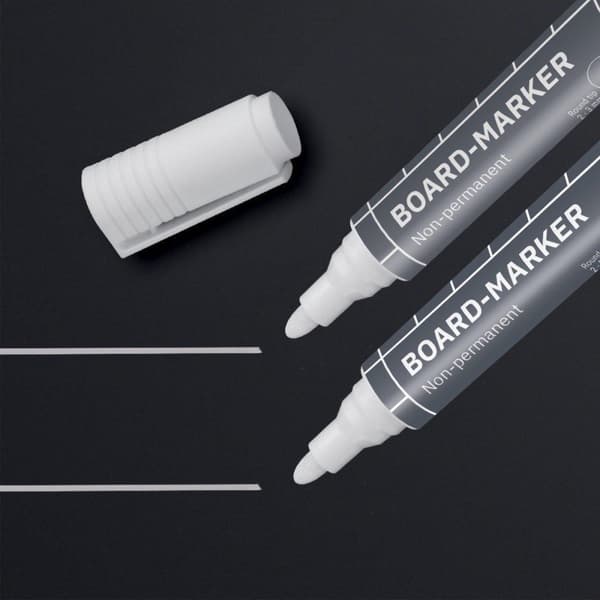 Sigel BA715 Marker 2 stk(e) Fin/ Rund Tip Hvid (BA715)